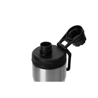 Бутылка для воды Supply Waterline, нерж сталь, 850 мл, серебристый/черный-2