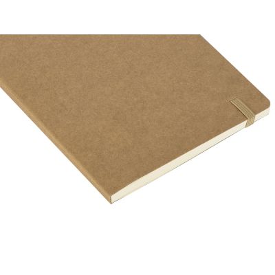 Блокнот Sevilia Soft, гибкая обложка из крафта A5, 80 листов, крафтовый/бежевый-3