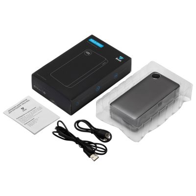 Внешний аккумулятор Mild Pro c быстрой зарядкой QC/PD, 20 000 mAh, серый-7