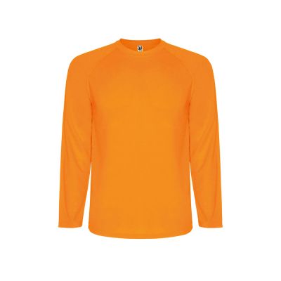 Футболка Montecarlo  мужская с длинным рукавом, неоновый оранжевый-0