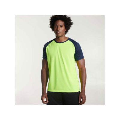 Спортивная футболка Indianapolis мужская, неоновый желтый/нэйви-4