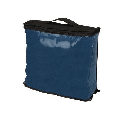 Плед Тедди, темно-синий-1