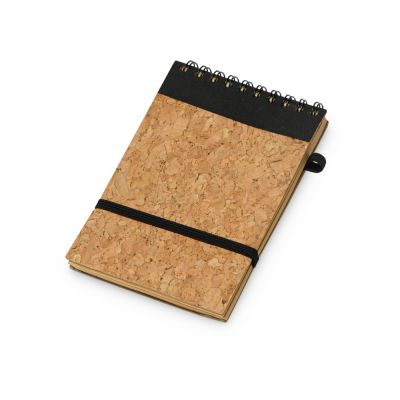 Блокнот B7 Forli с обложкой из пробки, натуральный-0