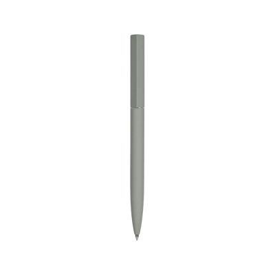 Шариковая металлическая ручка Minimalist софт-тач, серый-1