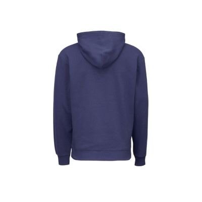 Толстовка с капюшоном оверсайз Lisbon унисекс, темно-синий-12