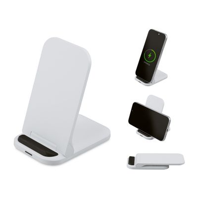 Беспроводное зарядное устройство Foldy, 15 Вт, белый-0
