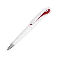 Ручка шариковая Swansea, белый/красный, черные чернила