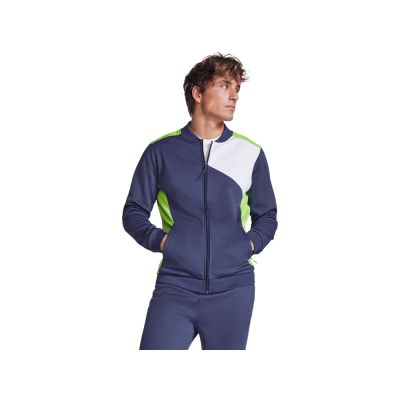 Спортивная куртка Leros унисекс, папоротниковый/синий нэйви-4