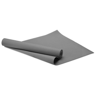 ПВХ Коврик для йоги Asana, серый-2