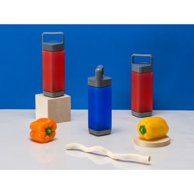 Бутылка для воды Balk 650 мл soft-touch, синий-6