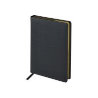 Ежедневник недатированный А5 Amazonia, черный с золотым обрезом