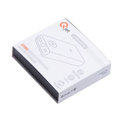 Внешний беспроводной аккумулятор 2-в-1 с функцией зарядки Apple Watch, QC/PD AtomIQ, 10000 мАч, белый-12