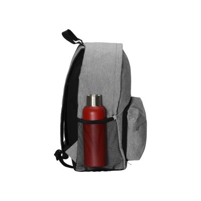 Рюкзак из переработанного пластика Extend 2-в-1 с поясной сумкой, серый-4