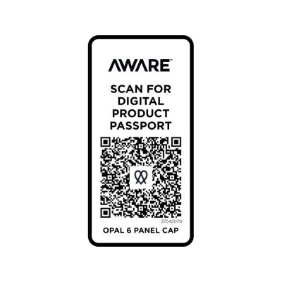 Opal с 6 панелями Aware™ кепка из переработанных материалов - Oatmeal-3