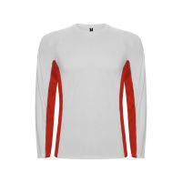 Футболка Shanghai  мужская с длинным рукавом, белый/красный
