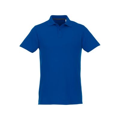 Мужское поло Helios с коротким рукавом, синий-1