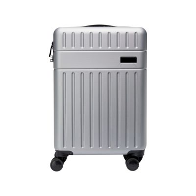 Чемодан на колесах Rover из материалов, переработанных согласно стандарту GRS, 40 л - Серебряный-1