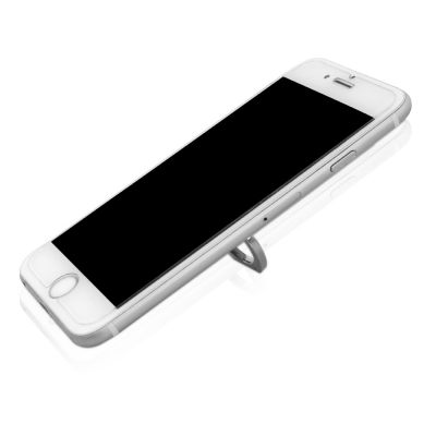 Кольцо-подставка iRing, серебристый-3