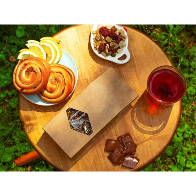 Чай Малина с мятой фруктовый, 70 г. (матовая упаковка)-6