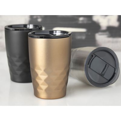 Кружка Geo с вакуумной изоляцией, белый/черный-4