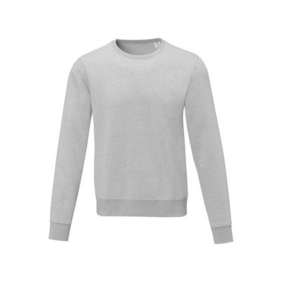 Мужской свитер Zenon с круглым вырезом, серый яркий-1