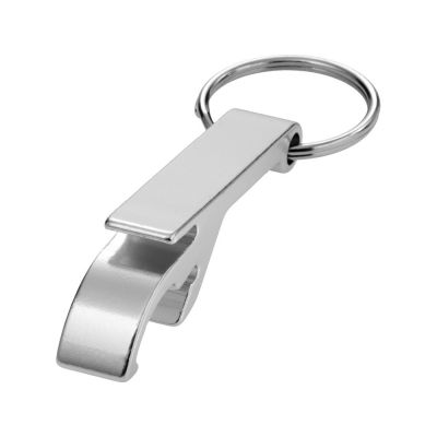 Брелок-открывалка Tao из переработанного алюминия - Серебристый-0