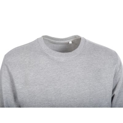 Свитшот Warsaw 220гр, унисекс, серый меланж-10