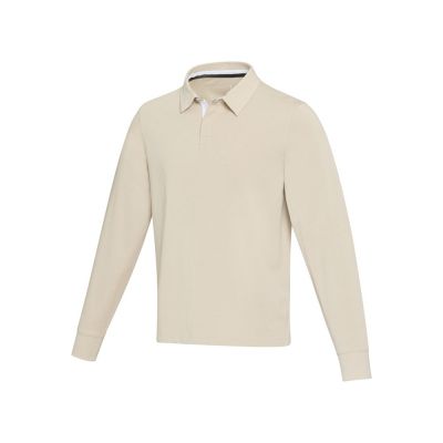 Clyde толстовка-поло унисекс для регби - Oatmeal-0