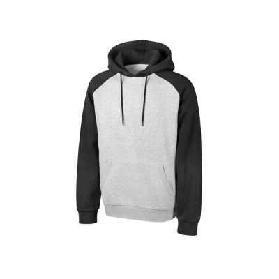 Толстовка с капюшоном Dublin мужская, черный/серый меланж-4
