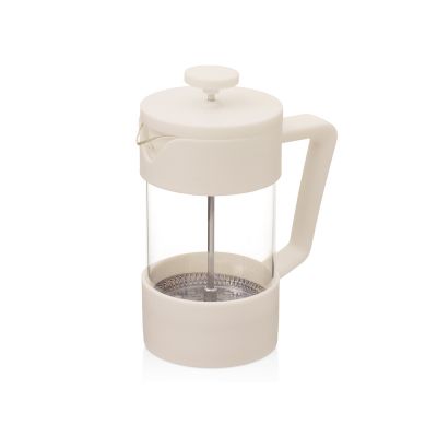 Пластиковый френч-пресс Intense, 600мл, белый-0