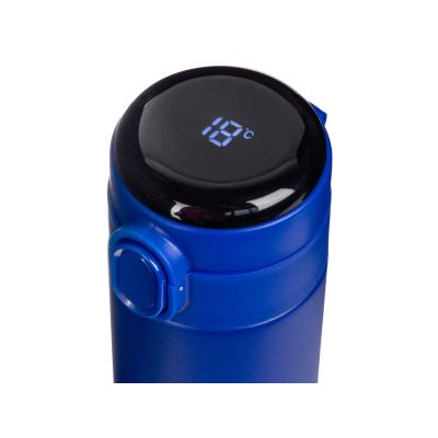 Вакуумная термокружка Waterline с медной изоляцией Bravo, 400 мл, тубус, синий-3