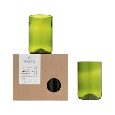 Originalhome набор стеклянных стаканов - Зеленый-0