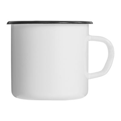 Кружка эмалированная в коробке, белый-2