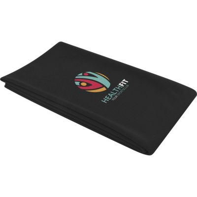 Althea спортивное полотенце 70х140 см - сплошной черный-3
