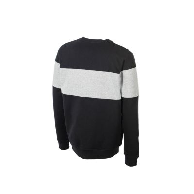 Свитшот блокинг Edinburgh, черный/серый меланж, мужской-5