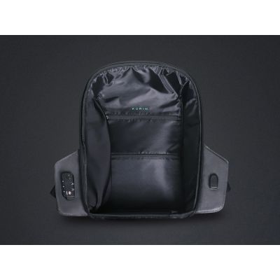 Водостойкий антикражный рюкзак Hipack для ноутбука 15.6, черный-14