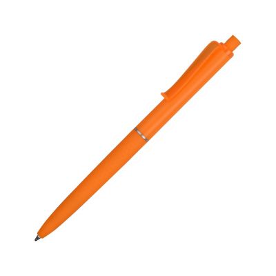 Ручка пластиковая soft-touch шариковая Plane, оранжевый-0