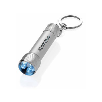 Брелок-фонарик Draconum, серебристый-1