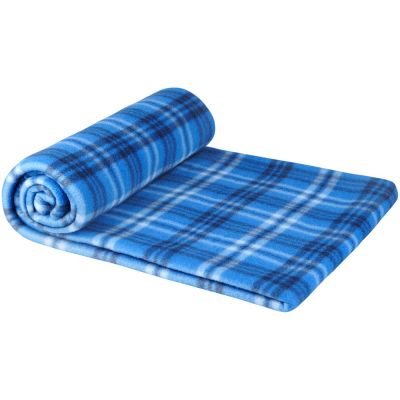 Клетчатый плед Scot, ярко-синий-2