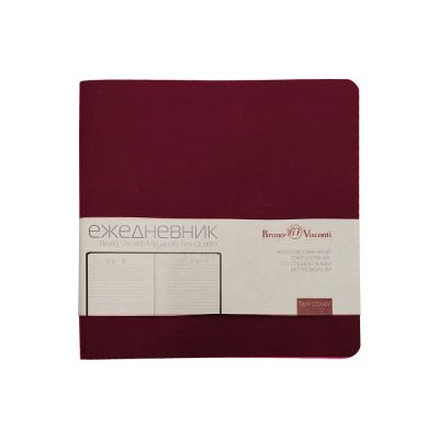 ЕЖЕДНЕВНИК недатированный А5- MEGAPOLIS FLEX QUATTRO (БОРДОВЫЙ)-1