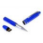 USB-флешка на 32 Гб в виде ручки с мини чипом, синий