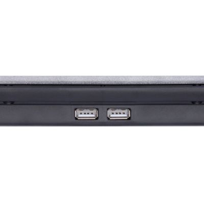 Охлаждающая подставка 5555 для ноутбуков до 15,6, серебристый-12