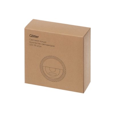 Световое кольцо для селфи Glitter, черный (P)-13