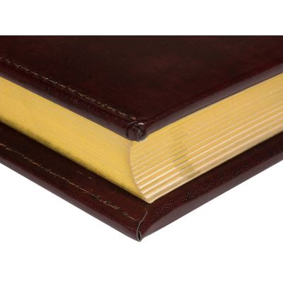 Ежедневник полудатированный А5 Windsor, коричневый-6