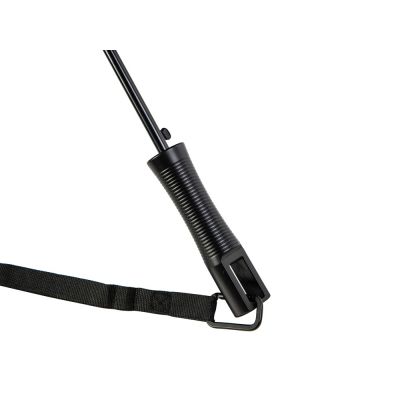 Зонт-трость 1199 Loop с плечевым ремнем, полуавтомат, черный-5