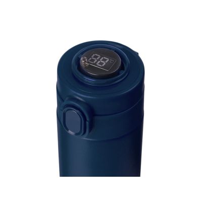 Вакуумная термокружка Waterline с медной изоляцией Bravo, 400 мл, тубус, темно-синий-6