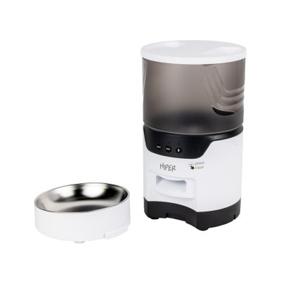 Умная Wi-Fi кормушка IoT Pet Feeder, 3000 мл, белый/черный-3