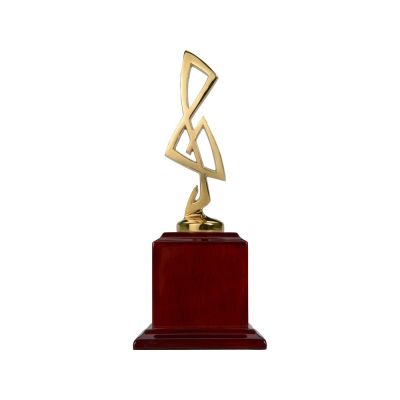 Награда Скрипичный ключ, золотистый/коричневый-1