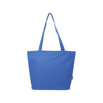 Panama эко-сумка на молнии из переработанных материалов по стандарту GRS объемом 20 л - Ярко-синий-1