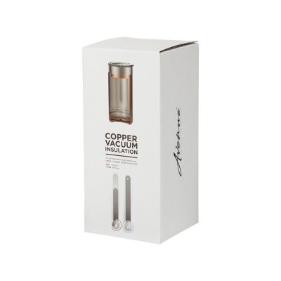 Вакуумная термокружка Valhalla с медным покрытием, черный-5